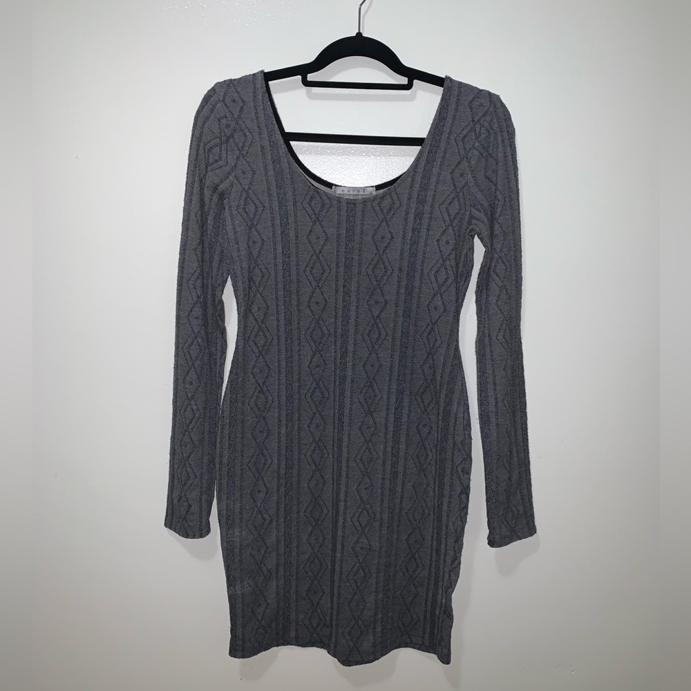 NWOT Women’s Gray Sweater Dress